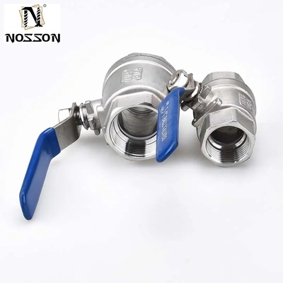 Замыкаемый рукоятка 2 way 1/2 &quot;DN15 15mm ручной давления PN63 нержавеющей стали шаровой клапан для применения высокого давления