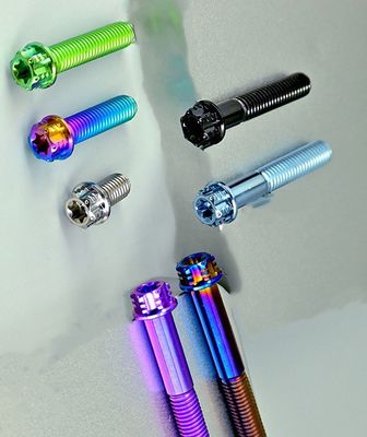 JIS стандарт ZINC Finish прочный M6 * 40 мм титановый сплав Торкс головка болты винт для мотора переднего колеса Hub скутер