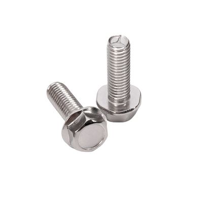 DIN Standard ZINC Finish Stainless Steel Hex Flange Bolt Fastener с вставкой A2-70/A4-80/304/316 класс