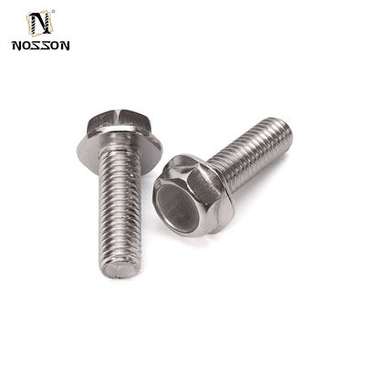 DIN Standard ZINC Finish Stainless Steel Hex Flange Bolt Fastener с вставкой A2-70/A4-80/304/316 класс