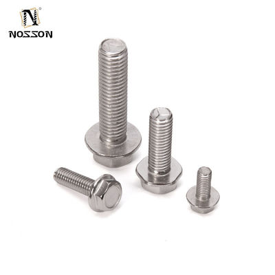 DIN Standard ZINC Finish Stainless Steel Hex Flange Bolt Fastener с вставкой A2-70/A4-80/304/316 класс