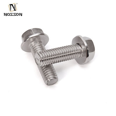 DIN Standard ZINC Finish Stainless Steel Hex Flange Bolt Fastener с вставкой A2-70/A4-80/304/316 класс