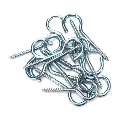 JIS Standard Eye Hook Screw Carbon Steel Wooden Thread M1.6 M2 M2.5 M3 M4 M5 M6 M8 M10 M12 M14 M16 M20 Черная отделка из нержавеющей стали