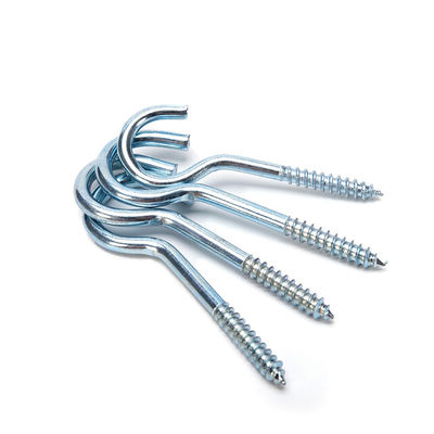 JIS Standard Eye Hook Screw Carbon Steel Wooden Thread M1.6 M2 M2.5 M3 M4 M5 M6 M8 M10 M12 M14 M16 M20 Черная отделка из нержавеющей стали