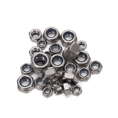 Стандартные ISO метрические измерения шестерковые клюшки с хромированной отделкой и нейлоновой вставкой класса 8 с цинковой отделкой