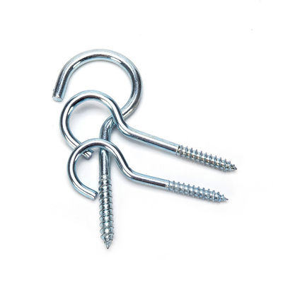 Метрическая сталь L Hook Eye Ring Формированный самонакопление Деревянный лаг Овчий глазный винт M1.6 M2 M2.5 M3 M4 M5 M6 M8 M10 M12 M14 M16 M20