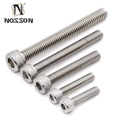 JIS Standard 5S304 42 70 болты M6 AlanKey Din912 Главная крышка цилиндра M8Allen Bolt Cap Screw M4 M5 M8 M10 с сталью