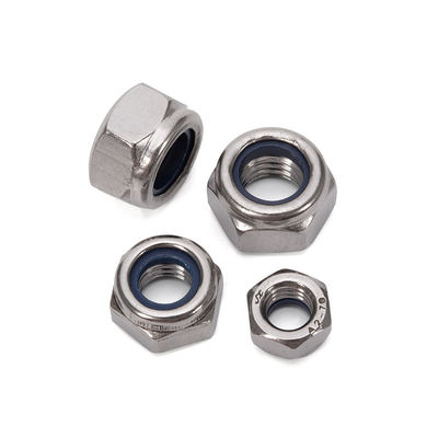 Система стандартных метрических измерений DIN M4 Nylon Lock Nut Galvanized 304 из нержавеющей стали