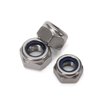 Система стандартных метрических измерений DIN M4 Nylon Lock Nut Galvanized 304 из нержавеющей стали