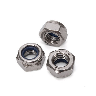 Система стандартных метрических измерений DIN M4 Nylon Lock Nut Galvanized 304 из нержавеющей стали
