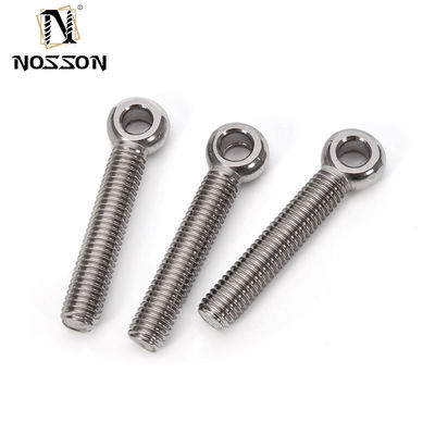 Стальной древесины прокрутка болт глазной винт с сварным кольцевым крючком в 304 материал из нержавеющей стали и метрической системы измерения