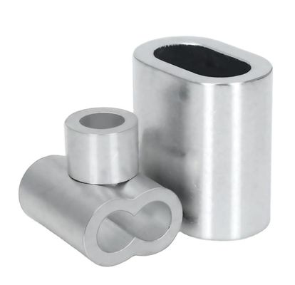 M6 1,6-5,5 мм Морской коммерческий длиннолинейный одиночный двойной соленоводный креймпинг Алюминиевый рыболовный креймпинг Рукав с стандартным соленоводным