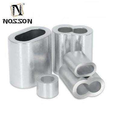 M6 1,6-5,5 мм Морской коммерческий длиннолинейный одиночный двойной соленоводный креймпинг Алюминиевый рыболовный креймпинг Рукав с стандартным соленоводным