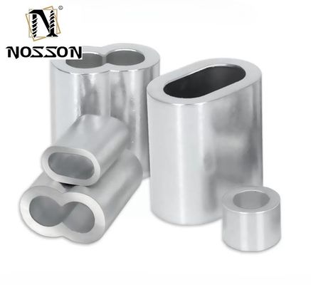 M6 1,6-5,5 мм Морской коммерческий длиннолинейный одиночный двойной соленоводный креймпинг Алюминиевый рыболовный креймпинг Рукав с стандартным соленоводным