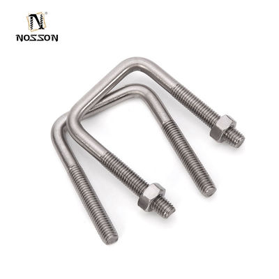 U-бульт U-трубная застежка с фиксированным застежкой из 304 нержавеющей стали и M12M16M20M24 застежки для болтов согласно стандарту DIN