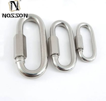 ZINC 304 316 Нержавеющая сталь квадратные натянутые быстрые соединительные звенья с черным оксидом и высокой полировкой