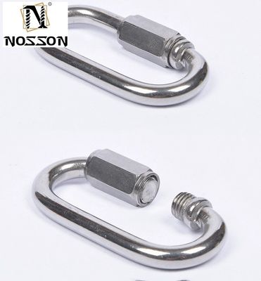 ZINC 304 316 Нержавеющая сталь квадратные натянутые быстрые соединительные звенья с черным оксидом и высокой полировкой