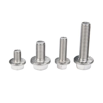 Покрытые цинком болты из углеродной стали M8 до M27 размера с простым отделением с шестигранным фланцем и стандартом 8.8/10.9/12.9