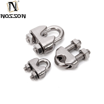 Цинковая отделка 7,9 мм из литой нержавеющей стали U-Bolt Simplex Wire Rope Cable Clip для промышленности и пищевой промышленности