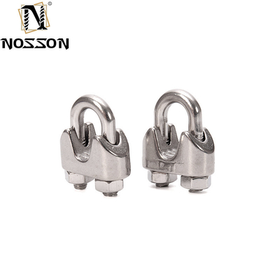Цинковая отделка 7,9 мм из литой нержавеющей стали U-Bolt Simplex Wire Rope Cable Clip для промышленности и пищевой промышленности