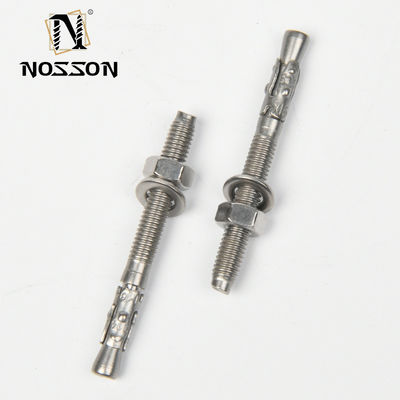 DIN Standard Silver Heavy Duty Wedge Type Expansion Anchor Through Bolts M6 x 60 для сильного крепления в условиях тяжелого грузового оборудования