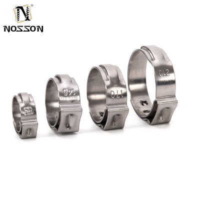 Нержавеющая сталь колёсные трубные зажимы ЦИНК Окончание и регулируемый шланг клип для индивидуальной поддержки в SS304 Stepless