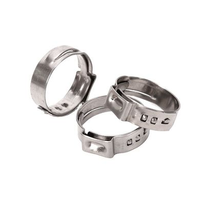 ANSI/ASME Стандартный нержавеющая сталь воротник одноушный шланг зажим для метрической системы измерений в пищевой промышленности