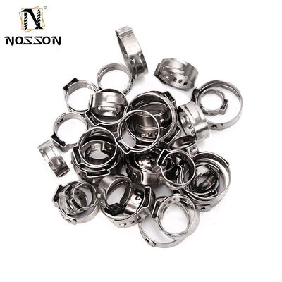 ANSI/ASME Стандартный нержавеющая сталь воротник одноушный шланг зажим для метрической системы измерений в пищевой промышленности