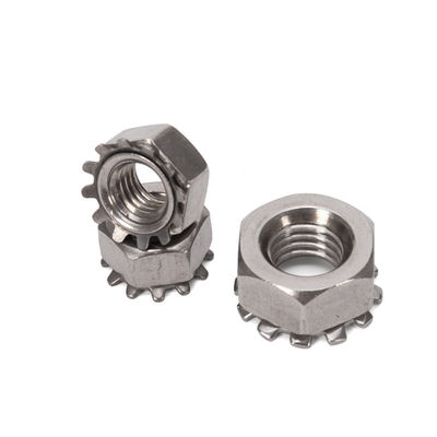 Метрическая система измерений ЦИНКОВОЕ ПЛАТИРОВАНИЕ М6 М8 Нержавеющая сталь K-орехи со стандартом ANSI/ASME и свободно вращающейся стиральной машиной