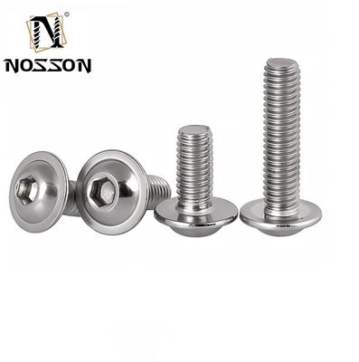 Нержавеющая сталь материал Pan Head INCH Измерительная система Фланцевый винт для тяжелых применений