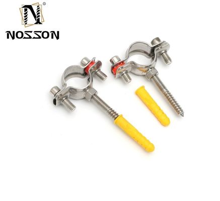 16-300 мм трубы Стандартные трубы из нержавеющей стали вешалки с двумя винтами кольцо и резина