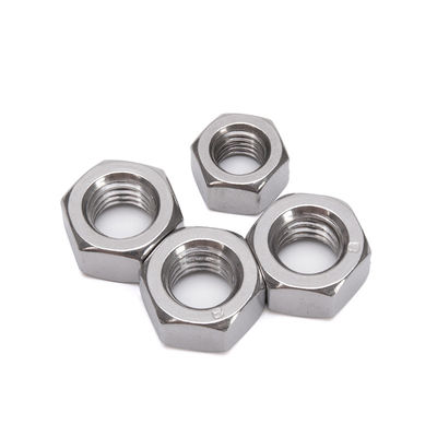 Специализированный M18 до M48 из нержавеющей стали шестеренковый орех метрический и дюйм DIN934 Титановый M3 нить Цинк желтохроматное покрытие на заказ