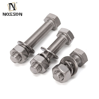 Производственный класс 8.8 Шруба с болтами и орехами DIN931 DIN933 для M3 M4 M5 M6 M8 M10 M12 M14 M16 M20 в простой отделке