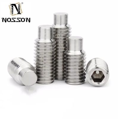 Pan Head Hexagon Allen Screw Flat Point OEM Brass Stainless Steel Hollow Screws с настраиваемым нейлоновым наконечником и простой отделкой