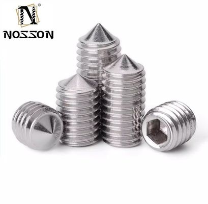Полировка металлических крепежных элементов Система метрических измерений Din916 Шексовые винты с точками кубков M1-M12