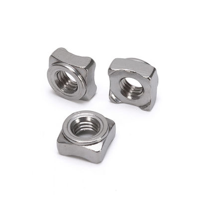 JIS Standard Metric Stainless Steel Square Weld Nut M5 M6 для производительности тяжелой промышленности в метрической системе измерений