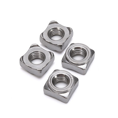 JIS Standard Metric Stainless Steel Square Weld Nut M5 M6 для производительности тяжелой промышленности в метрической системе измерений
