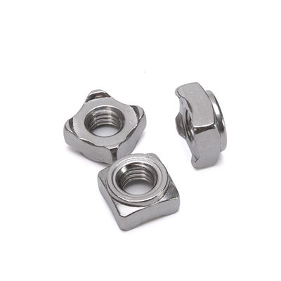 JIS Standard Metric Stainless Steel Square Weld Nut M5 M6 для производительности тяжелой промышленности в метрической системе измерений