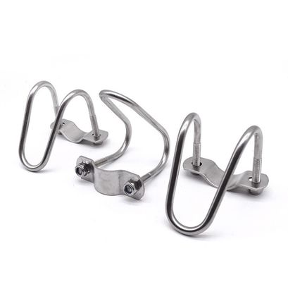 Нержавеющая сталь 304 316 Двойная U-образная застежка для труб M3 M4 M5 M6 M8 M10 M12 M16 M20 Трубы JIS Стандартная простая отделка