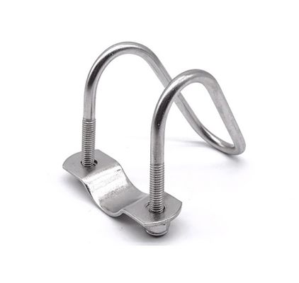 Нержавеющая сталь 304 316 Двойная U-образная застежка для труб M3 M4 M5 M6 M8 M10 M12 M16 M20 Трубы JIS Стандартная простая отделка