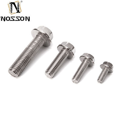 Степень A2-70 SS 304 316 ANSI B18.21 5/16" 3/8" дюймовый размер шестеренгового фланцевого болта с ZIN Standard Finish