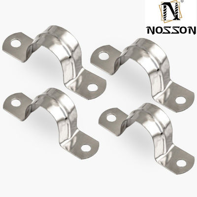 Горнодобывающая U Тип оцинкованный нержавеющая сталь Металлический шланг зажиматель Зажиматель для труб для седла с метрической системой измерений и цинковой отделкой