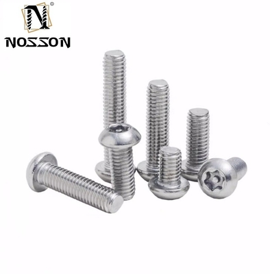 ANSI/ASME Стандарт 304 из нержавеющей стали Torx Round Pan Head With Pin Anti-Theft Security Screws Six Lobe Button Head Tamper Proof Bolts (Стандарт 304 из нержавеющей стали Torx Round Pan Head с шпилем для защиты от кражи)