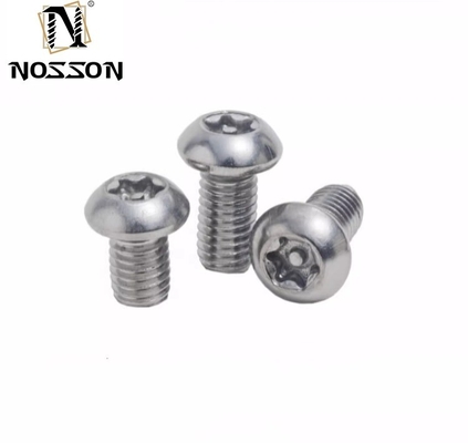 ANSI/ASME Стандарт 304 из нержавеющей стали Torx Round Pan Head With Pin Anti-Theft Security Screws Six Lobe Button Head Tamper Proof Bolts (Стандарт 304 из нержавеющей стали Torx Round Pan Head с шпилем для защиты от кражи)