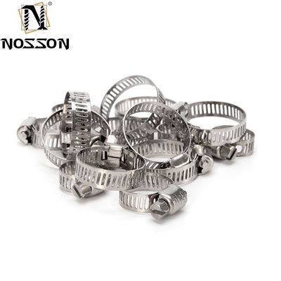 Стандартные метрические измерения тяжелой трубы фитинга тип зажима с материалом из нержавеющей стали и горячего шланга зажима червей зажима