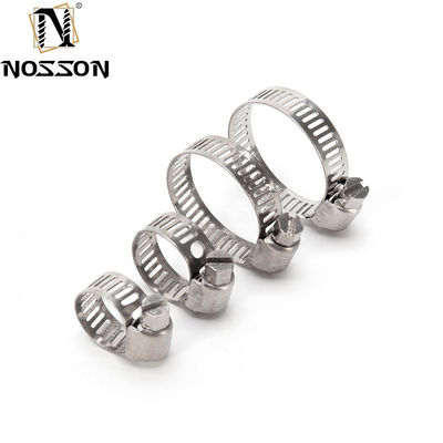 Стандартные метрические измерения тяжелой трубы фитинга тип зажима с материалом из нержавеющей стали и горячего шланга зажима червей зажима