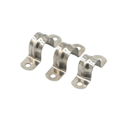 У Тип оцинкованный нержавеющая сталь Металлический шланг зажиматель седло трубы зажиматель маршрутные зажиматели для прочных труб соединений тяжелой зажиматель