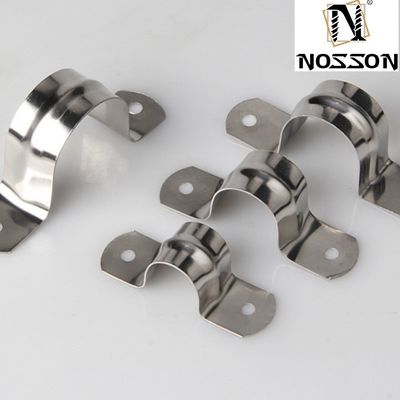 Образец болтов зажиматель Тип тяжелой зажиматель для двухлинейного маршрутизации в нержавеющей стали Зажиматели для садовых труб Метрическая система измерений