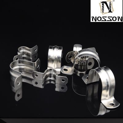 Образец болтов зажиматель Тип тяжелой зажиматель для двухлинейного маршрутизации в нержавеющей стали Зажиматели для садовых труб Метрическая система измерений