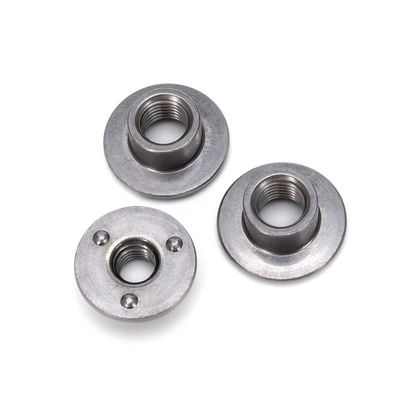 304 Нержавеющая сталь M3 M4 M5 M6 M8 M10 Din 546 Круглые орехи с отверстием в метрической системе измерений и никелевой отделкой